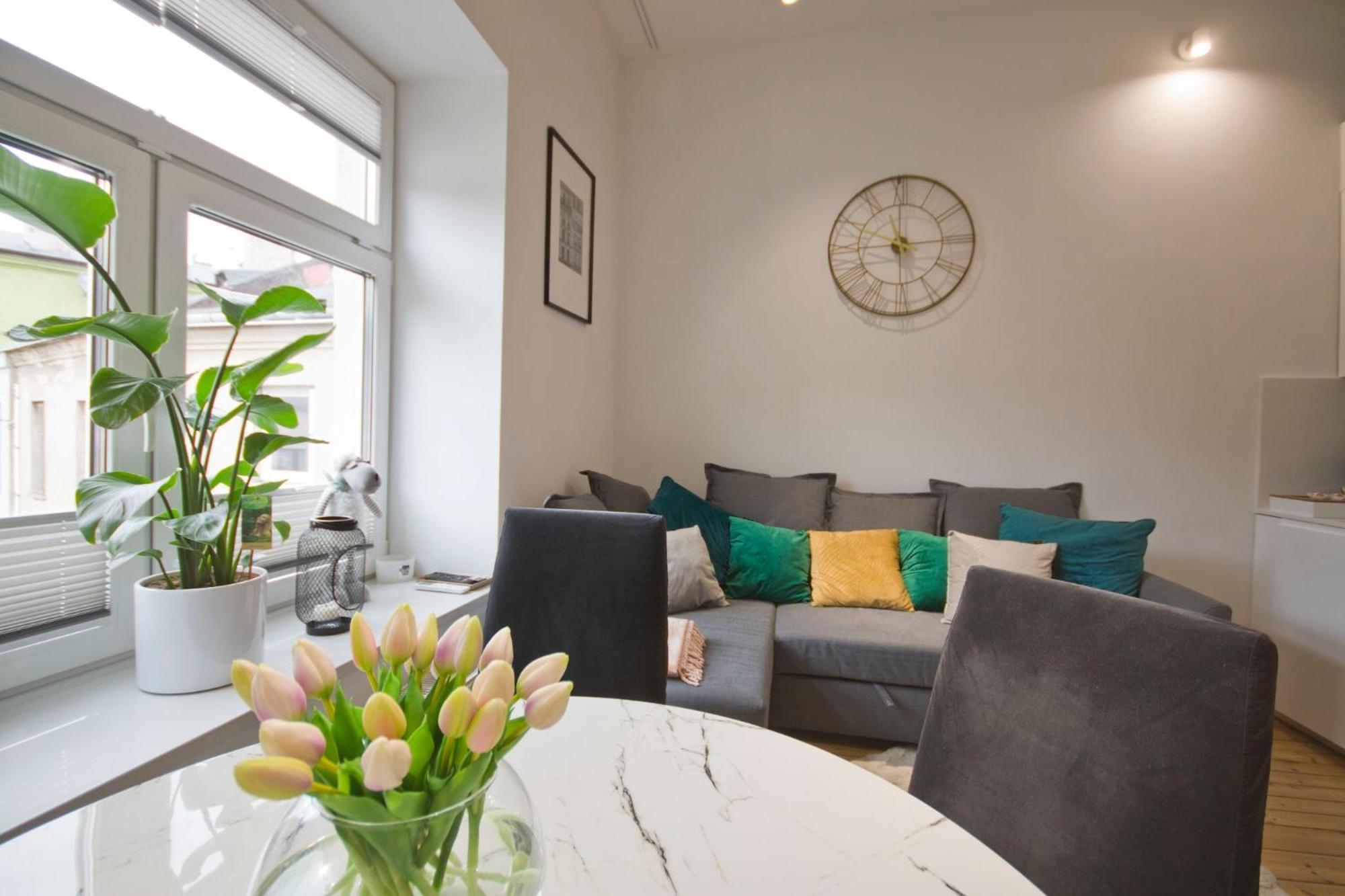 Apartament Calm Przy Rynku Z Klimatyzacja I Parkingiem Kielce